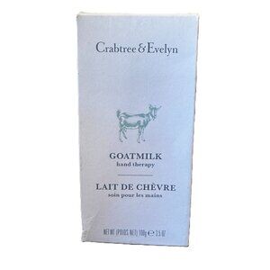 BRAND NEW CRABTREE & EVELYN Goatmilk Hand Therapy 3.5 oz DAMAGED BOX